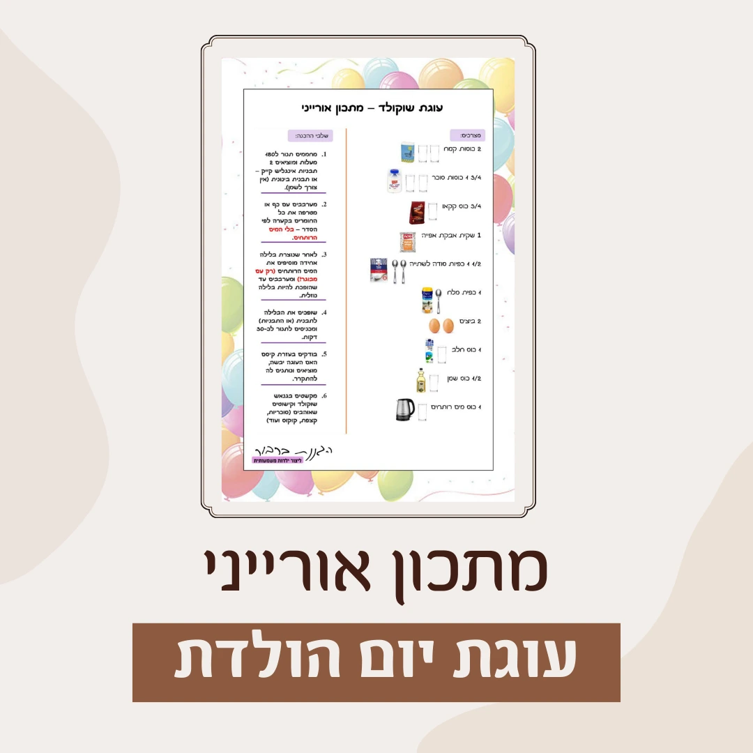 עוגת יום הולדת